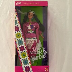 Native American Barbie Doll - Third Edition (1992) Vintage Collector's Edition